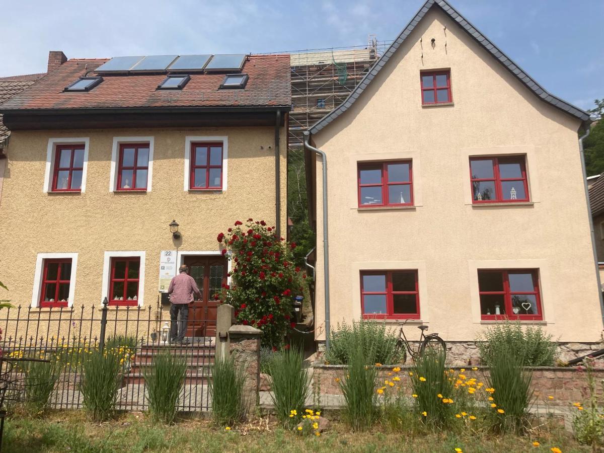 Radler Pension Wettin Exterior foto